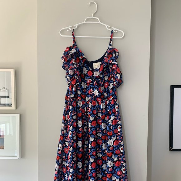 Kate Spade Floral Midi Dress | 14 - Picture 3 of 3